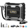 GROBOE Car Tyre Inflator 12V Tyre Pump Air Compressor with Auto Shut-Off
